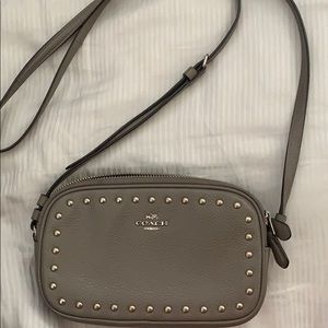 Coach Sadie Studded Leather Crossbody